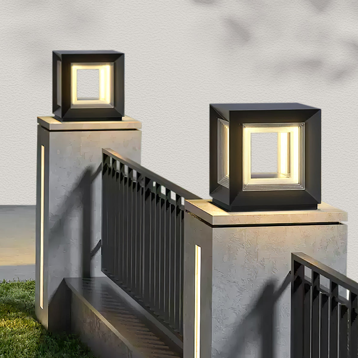 Lewis luminaria exterior moderna