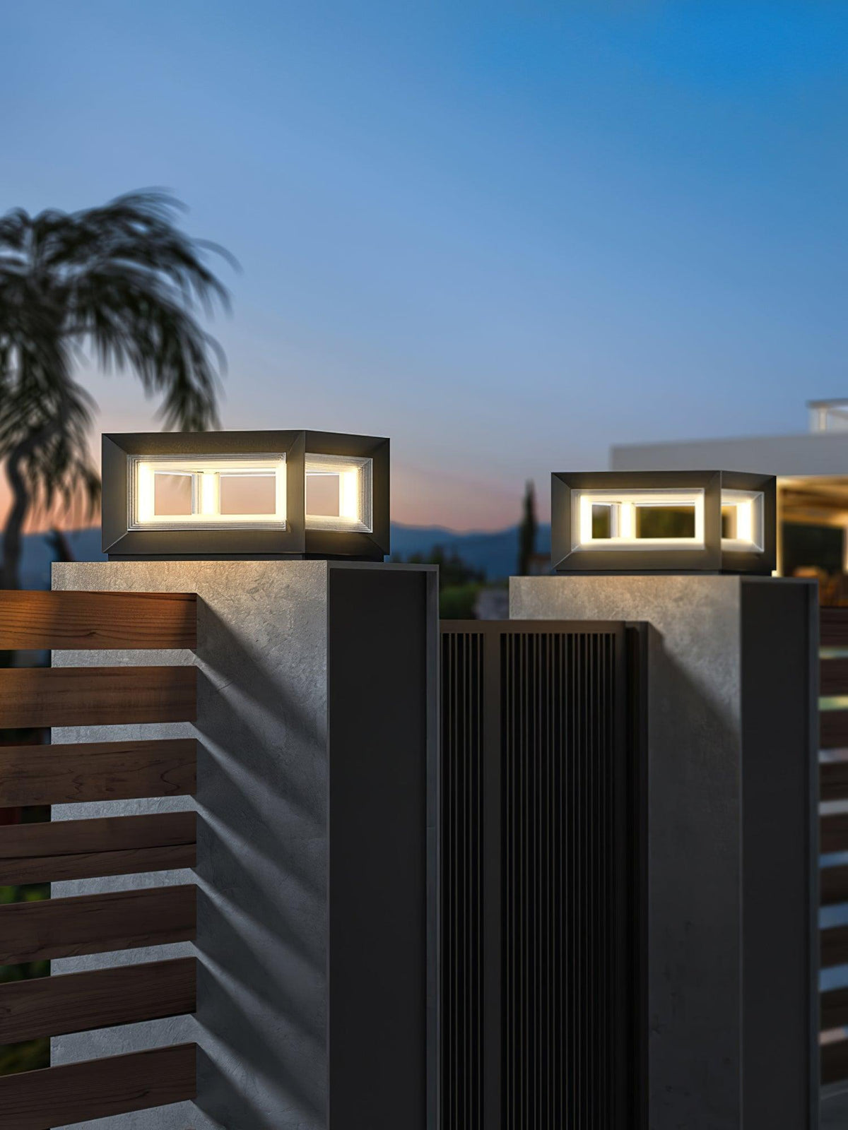 Lewis luminaria exterior moderna