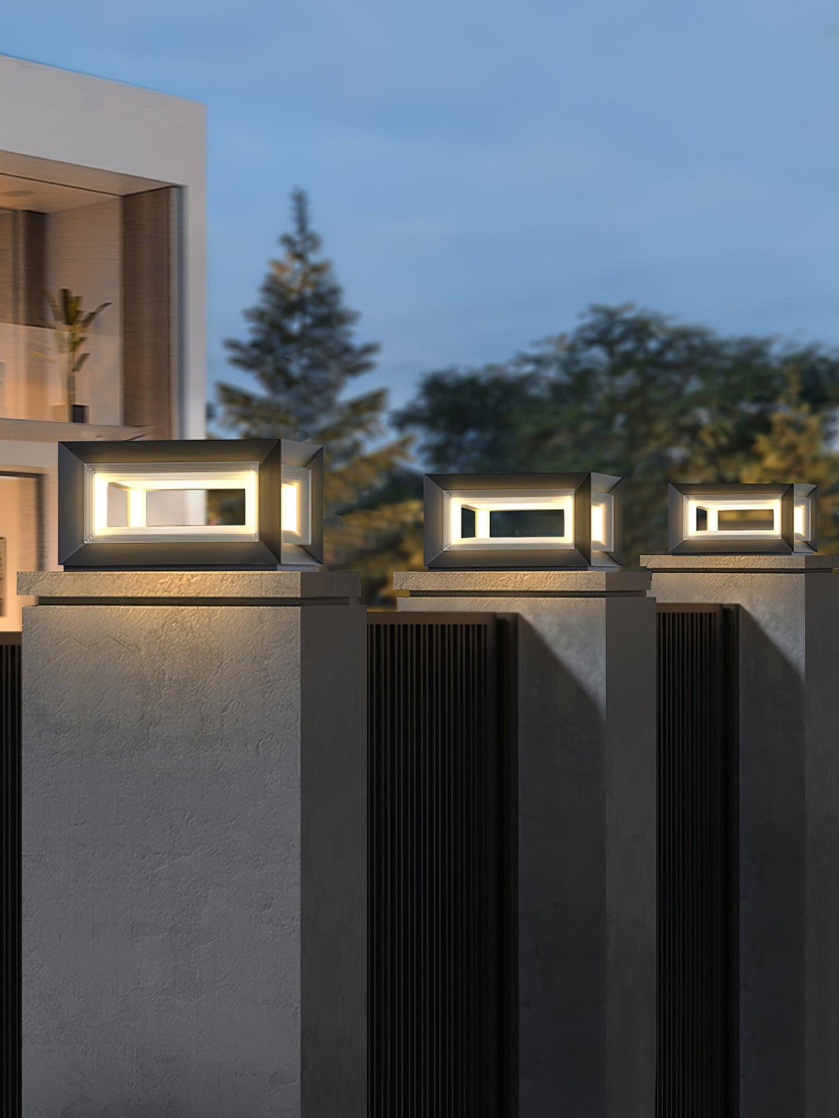 Lewis luminaria exterior moderna