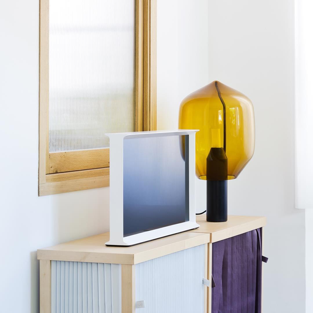Vihls lámpara de mesa moderna de mármol
