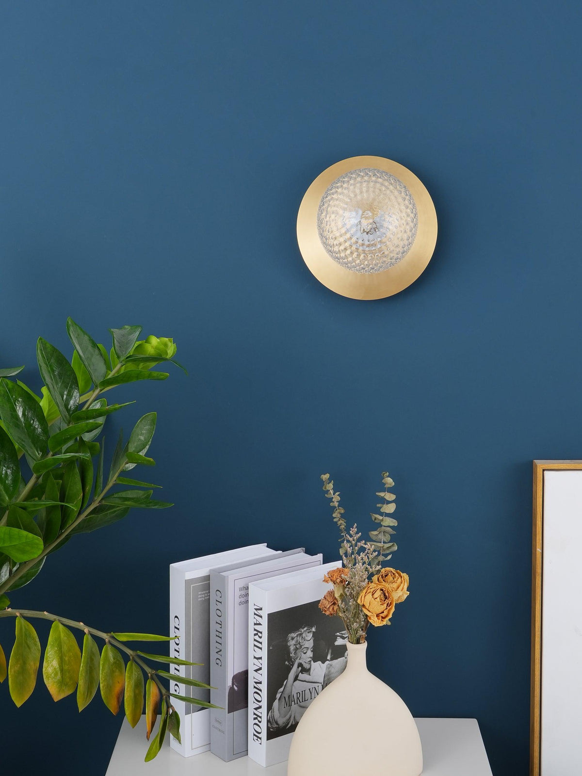 Irinor aplique de pared Premium nórdico en latón
