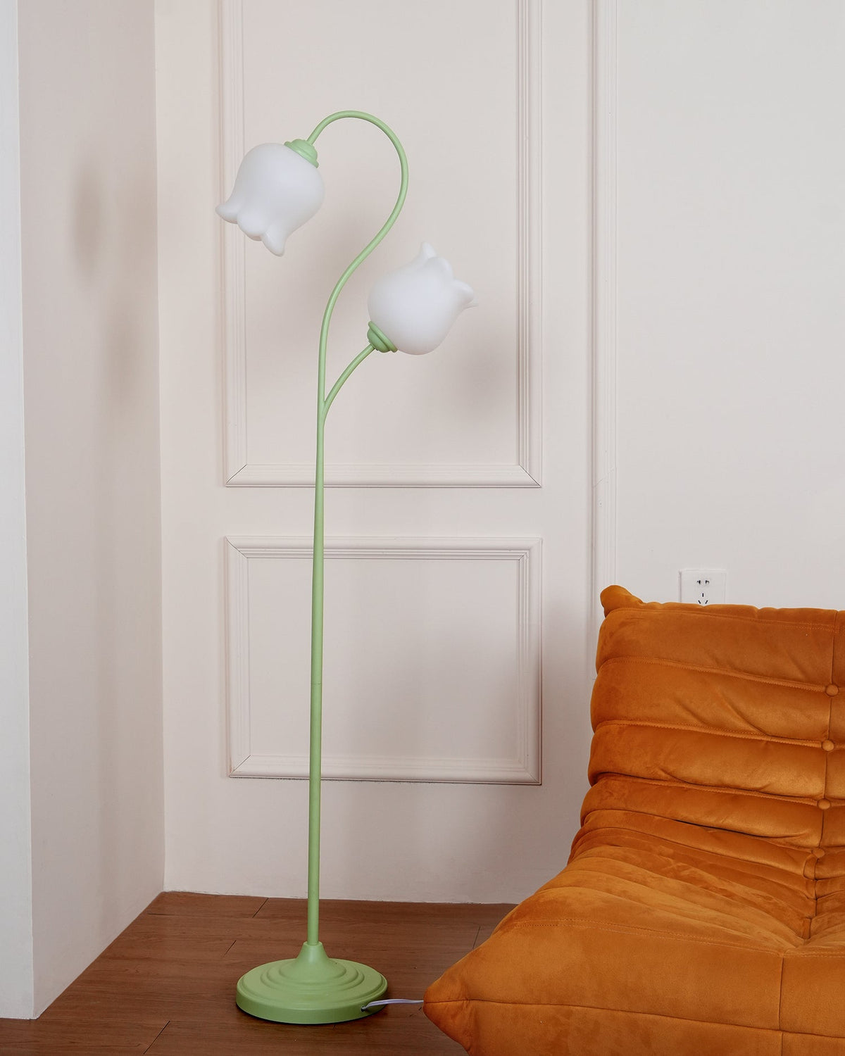Zevelil lámpara de pie floral