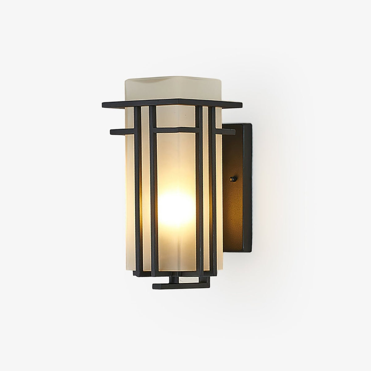 Wilen aplique de pared de hierro Farol