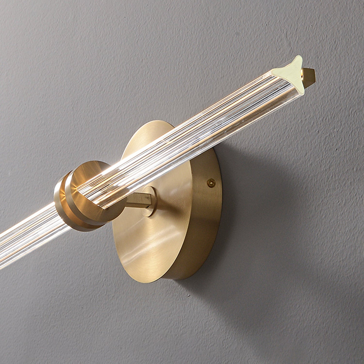 Orineraria aplique de pared lineal minimalista de metal