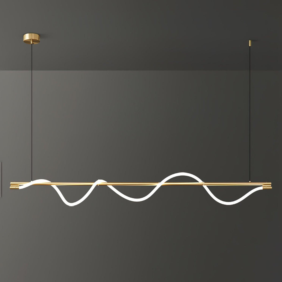 Pulse lámpara colgante minimalista de latón