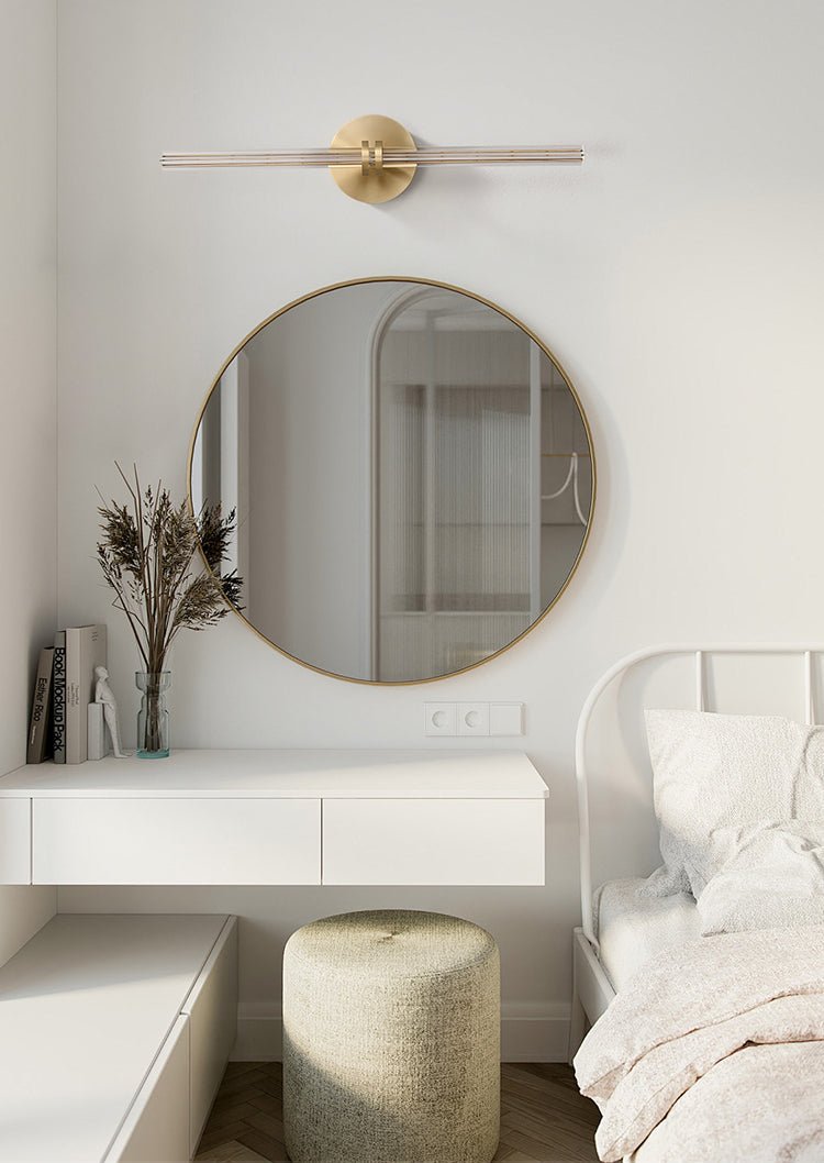 Orineraria aplique de pared lineal minimalista de metal