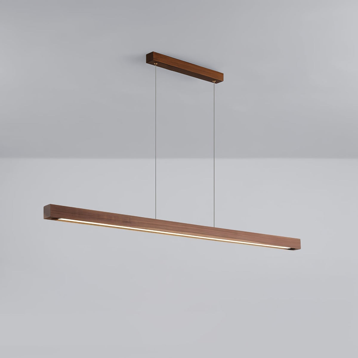 Elowen Lámpara Colgante Lineal Minimalista Madera