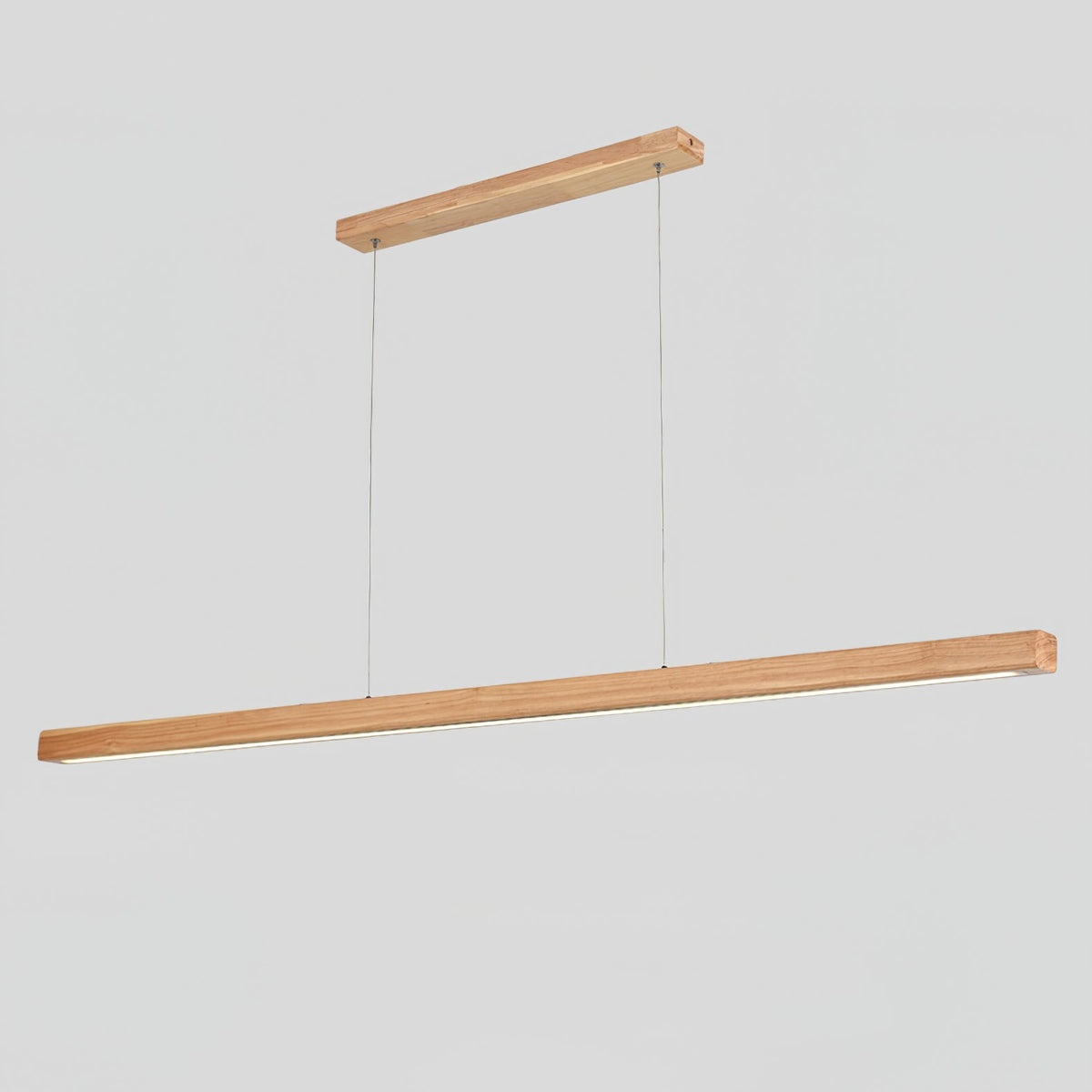 Elowen Lámpara Colgante Lineal Minimalista Madera