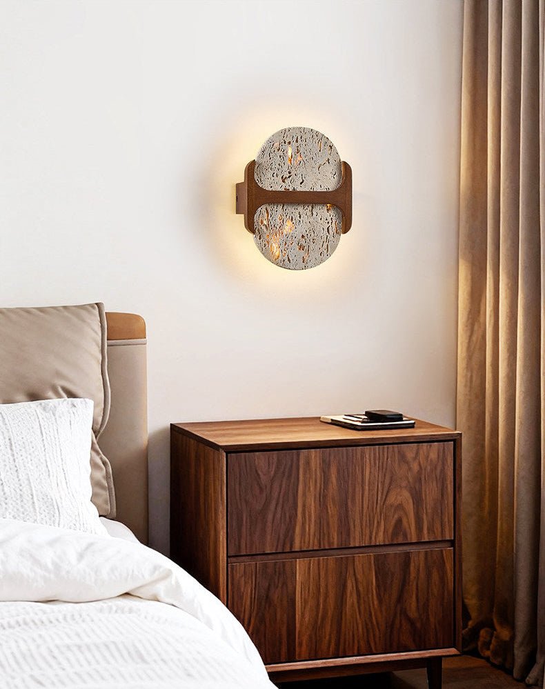 Seriaya aplique de pared travertino