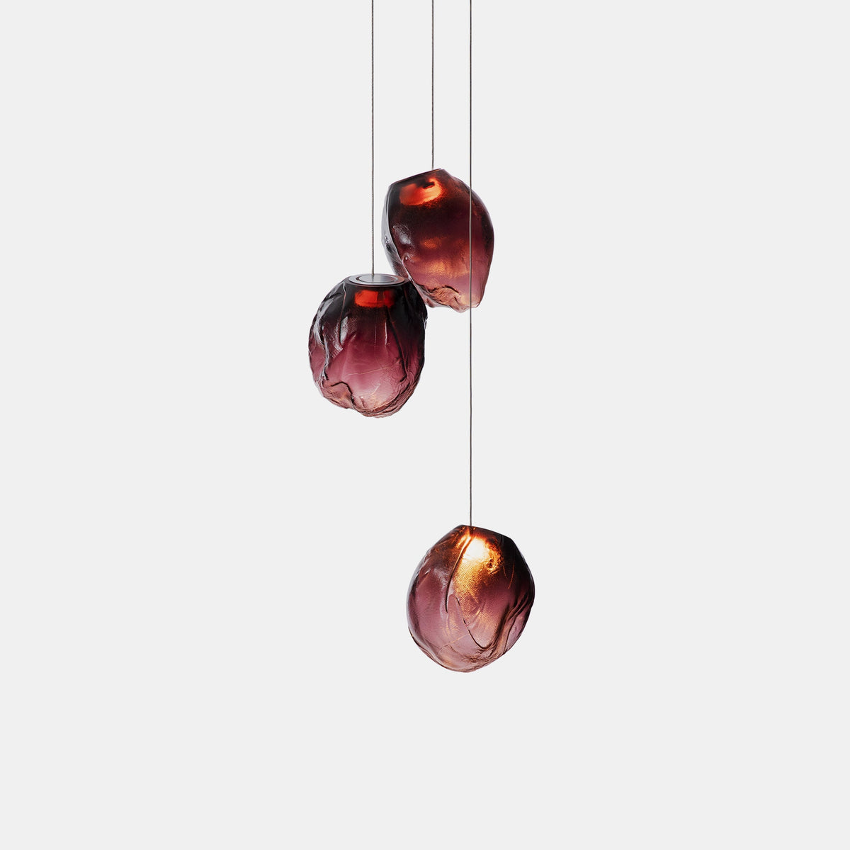 Celenelle Liquid vidrio Stone lámpara colgante