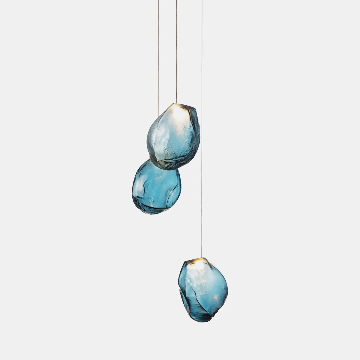 Celenelle Liquid vidrio Stone lámpara colgante