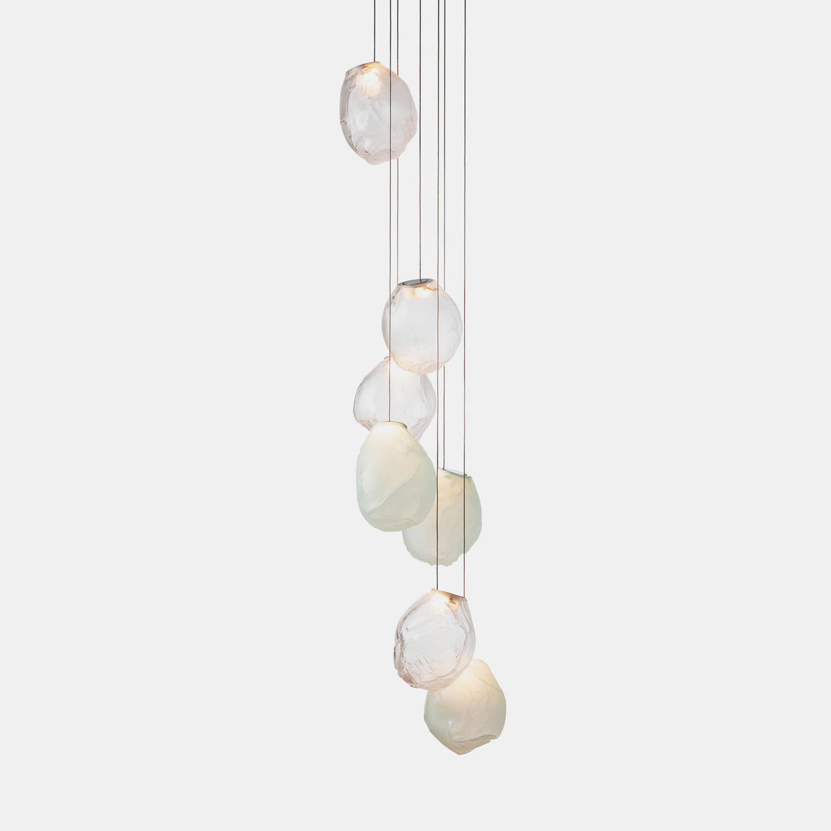 Celenelle Liquid vidrio Stone lámpara colgante