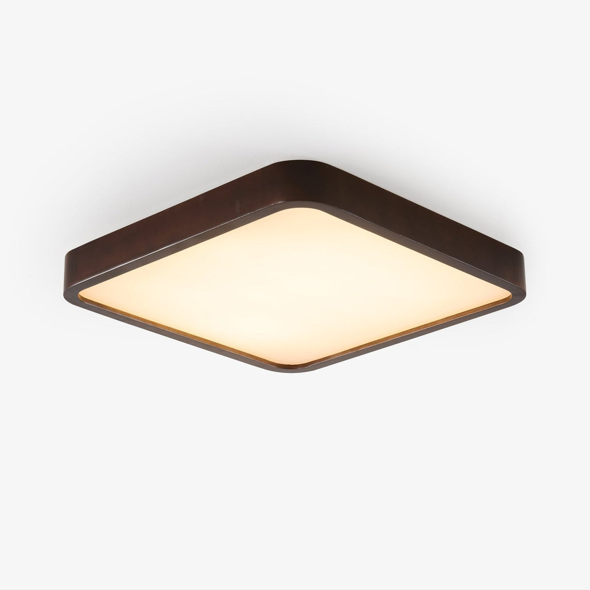 Rinirel lámpara de techo moderna minimalista rectangular de madera