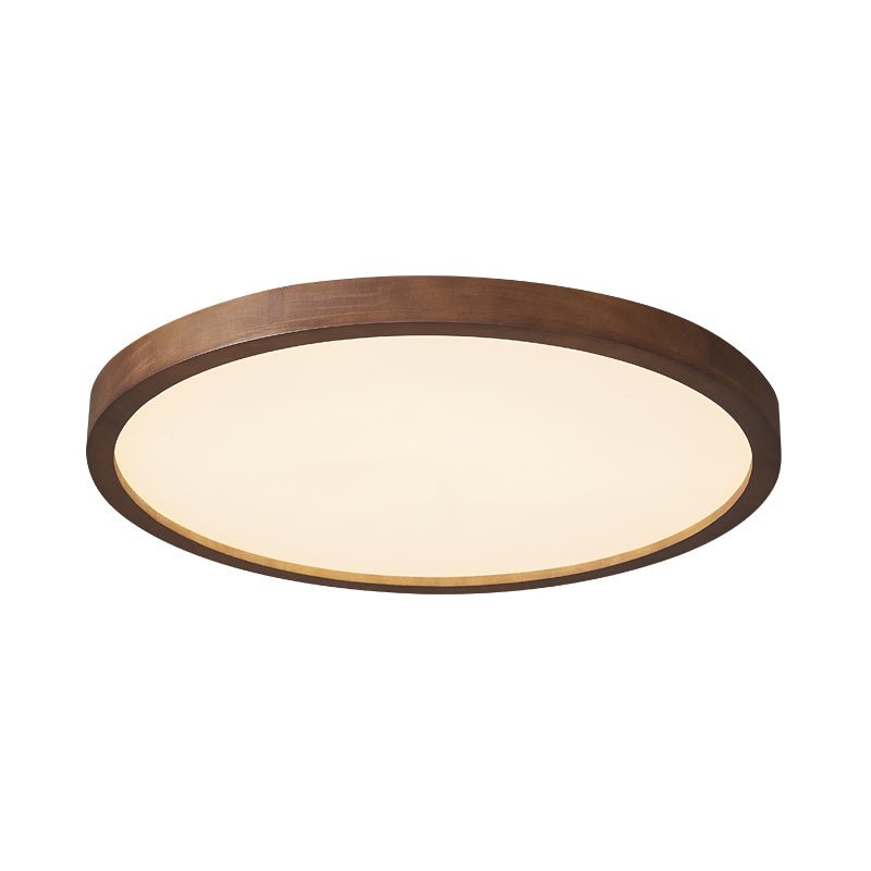 Rinirel lámpara de techo moderna minimalista rectangular de madera