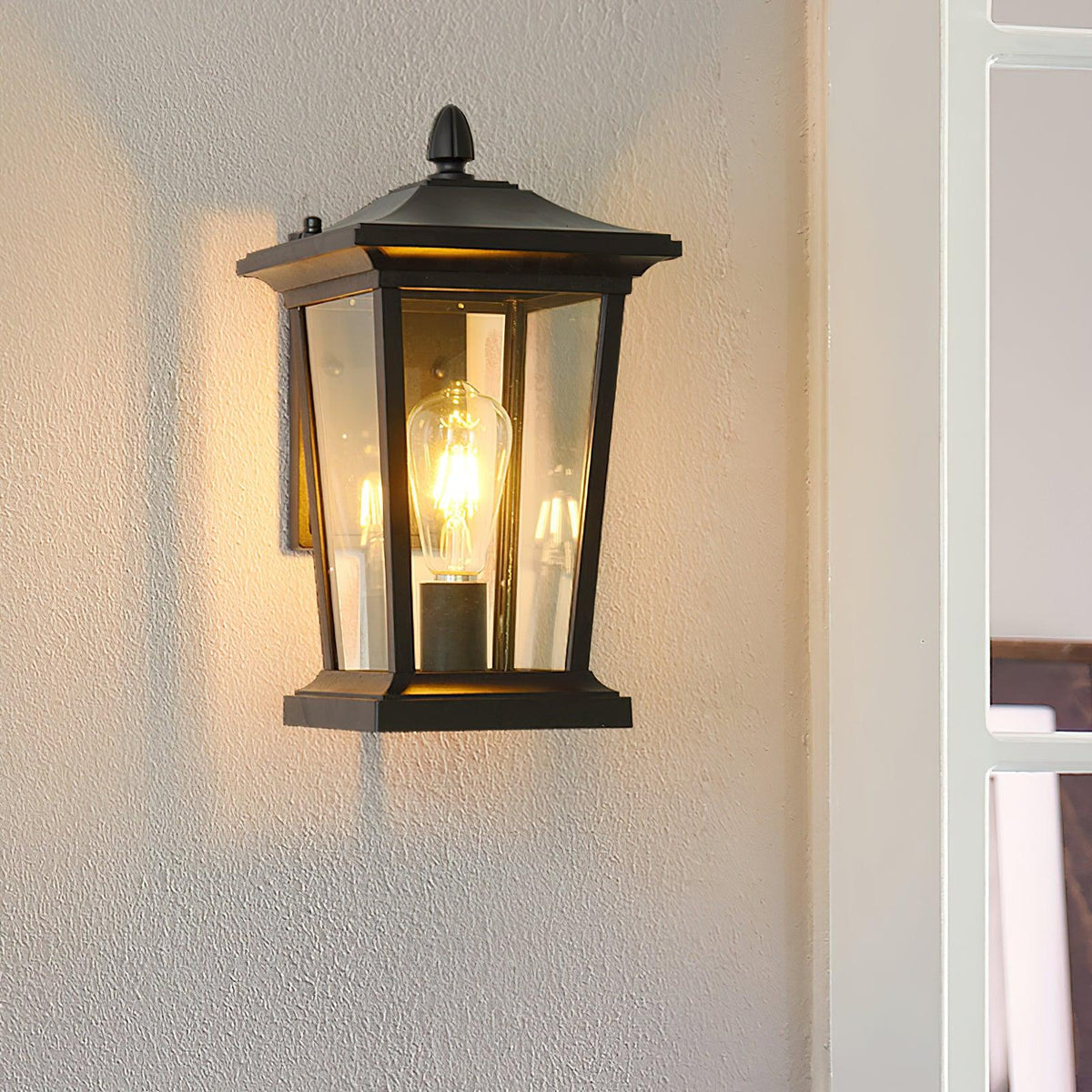 Edwin aplique de pared Elegancia en vidrio para exteriores