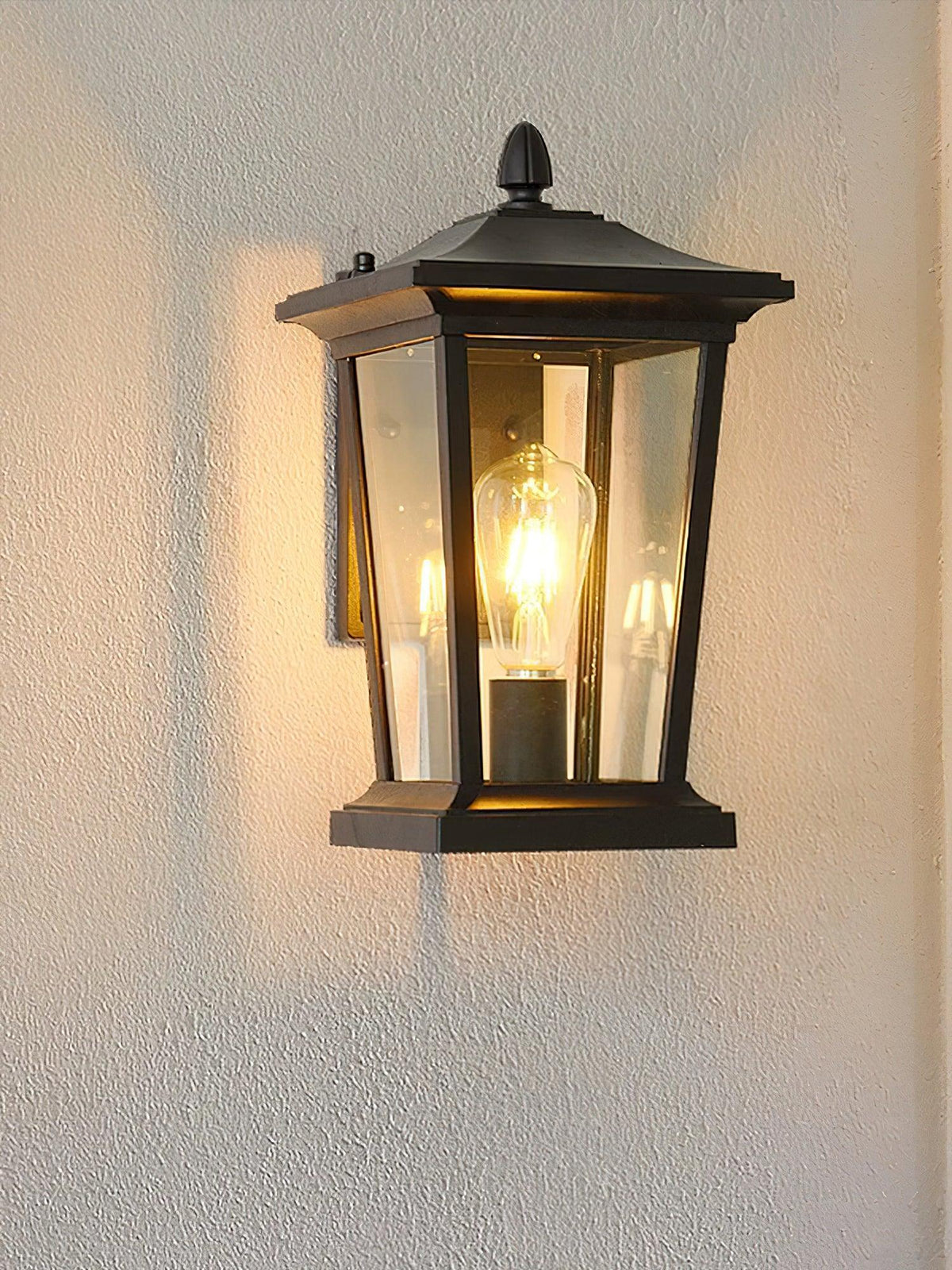 Edwin aplique de pared Elegancia en vidrio para exteriores