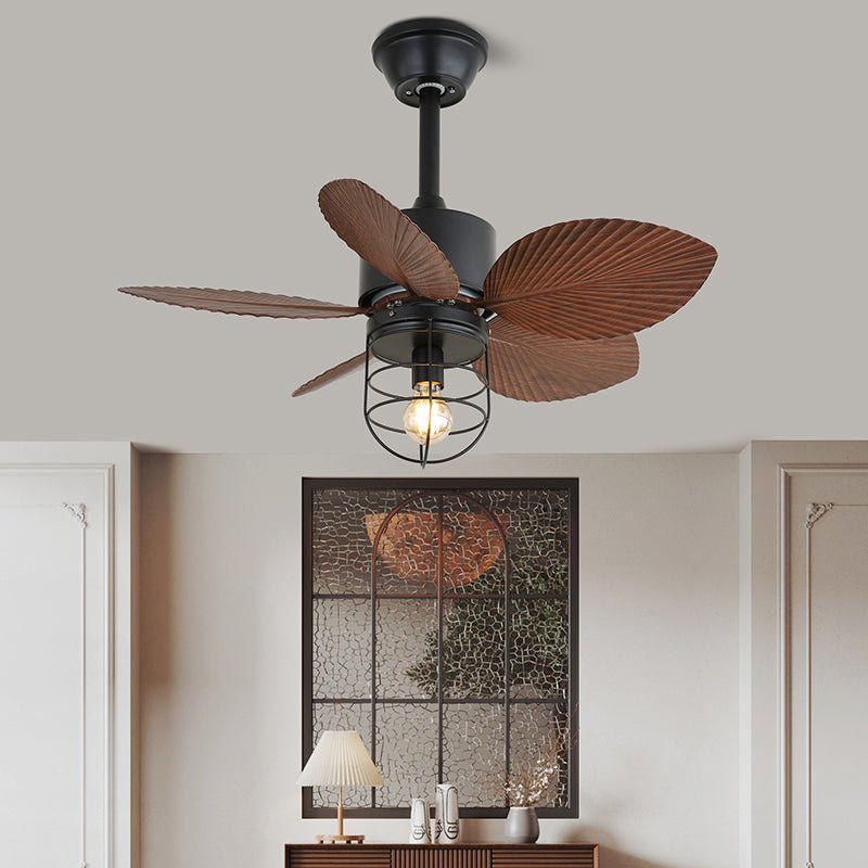 Daxon ventilador de techo con luz industrial
