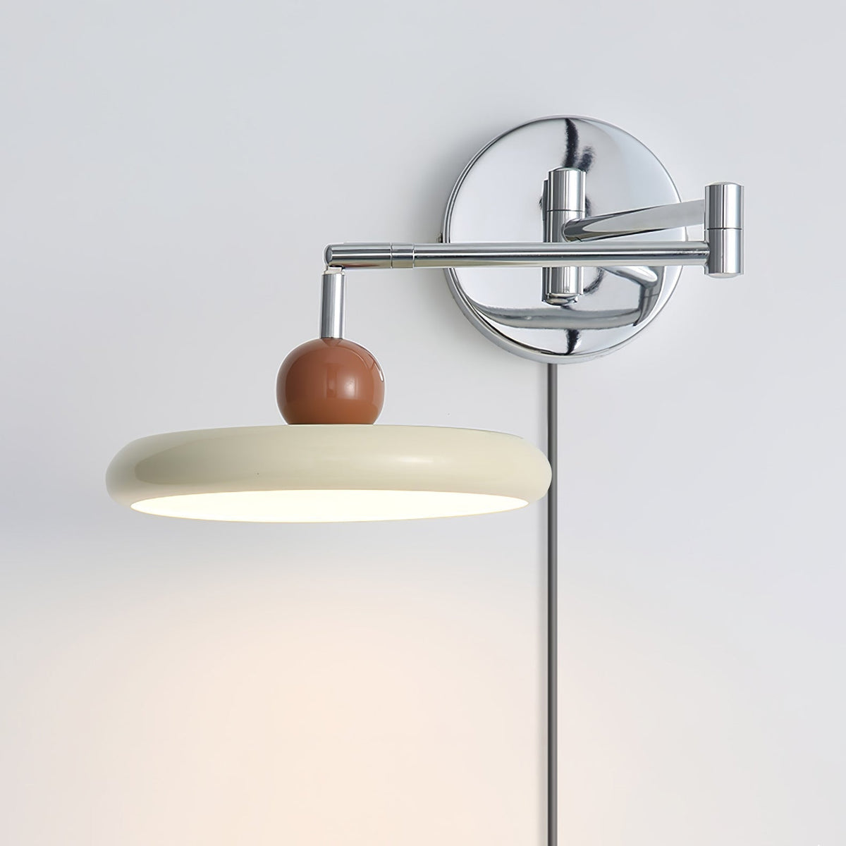Aira Lámpara de Pared con Enchufe Verde / Beige