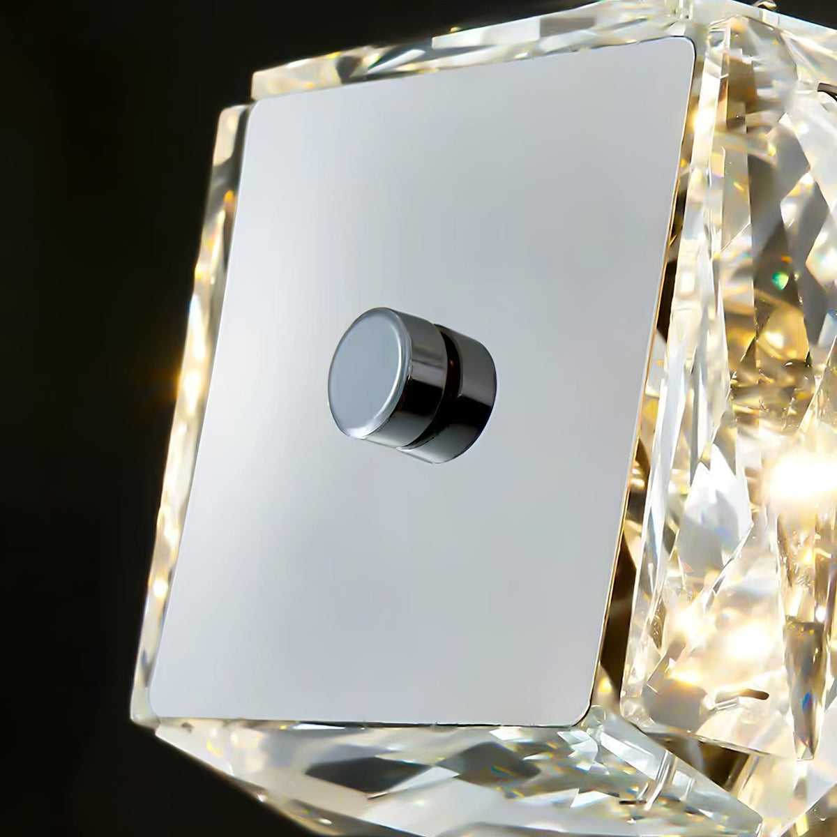 Stream lámpara colgante de cristal larga
