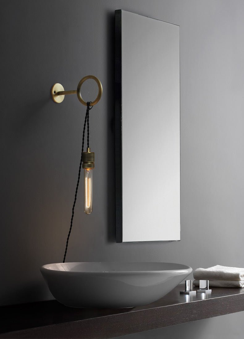 Evmaror aplique de pared elegancia minimalista de vidrio