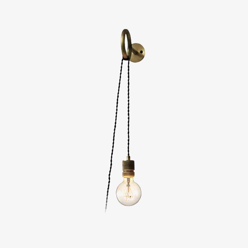 Evmaror aplique de pared elegancia minimalista de vidrio
