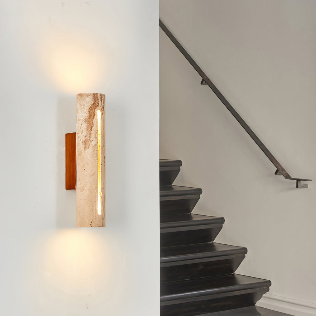 Nissa aplique de pared travertino