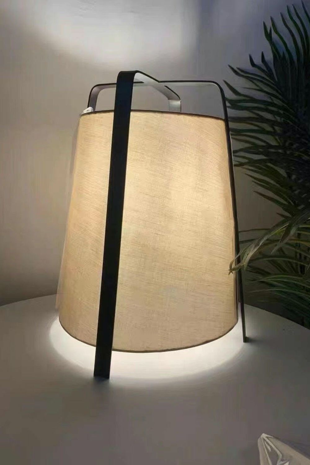 Zild lámpara de mesa de tejido estilo escandinavo