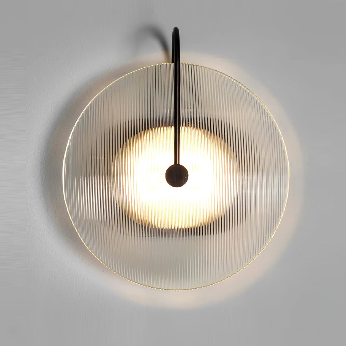 Ivsilan aplique de pared moderno minimalista de vidrio