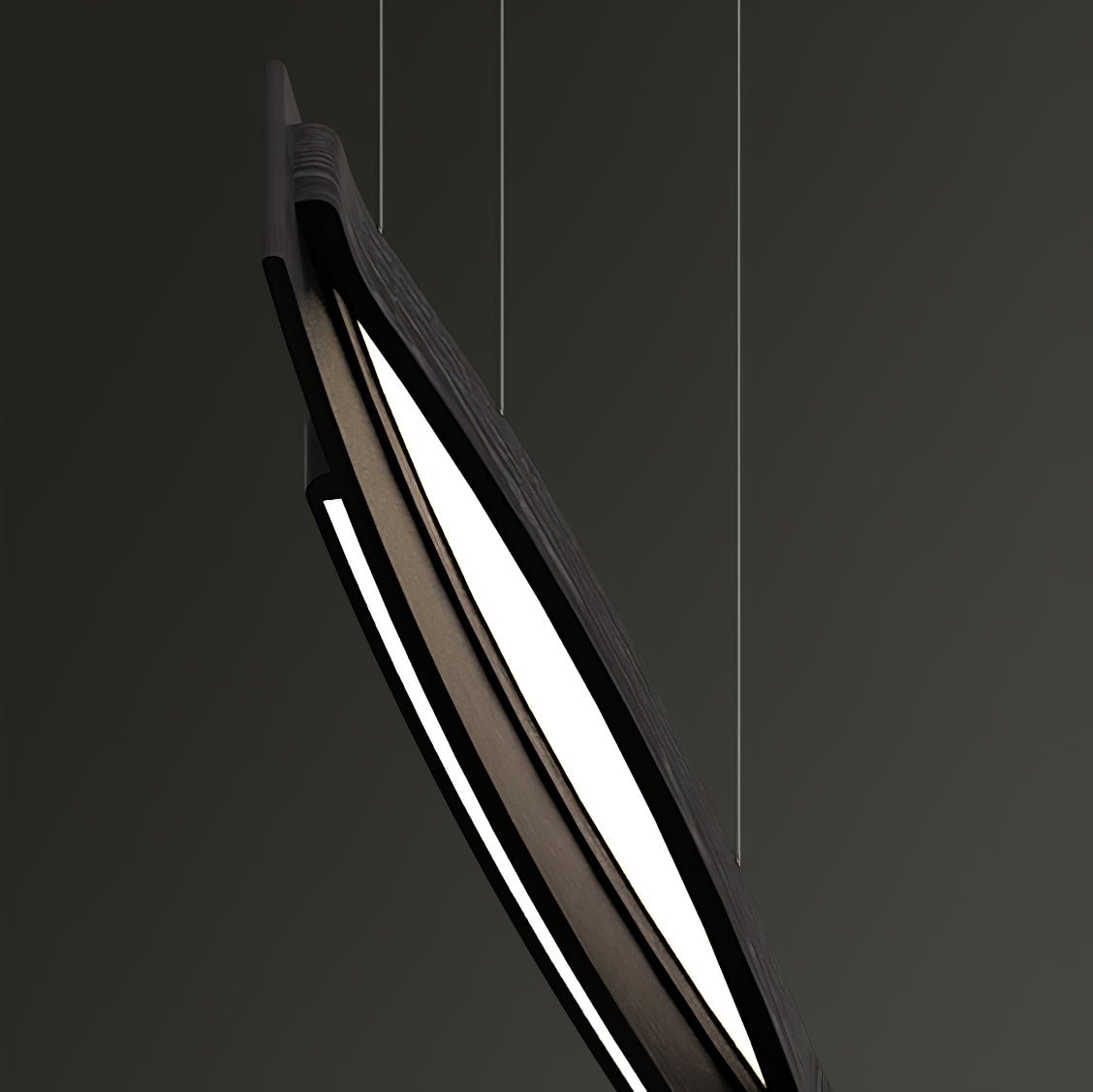 Zaraeyra lámpara colgante minimalista de madera