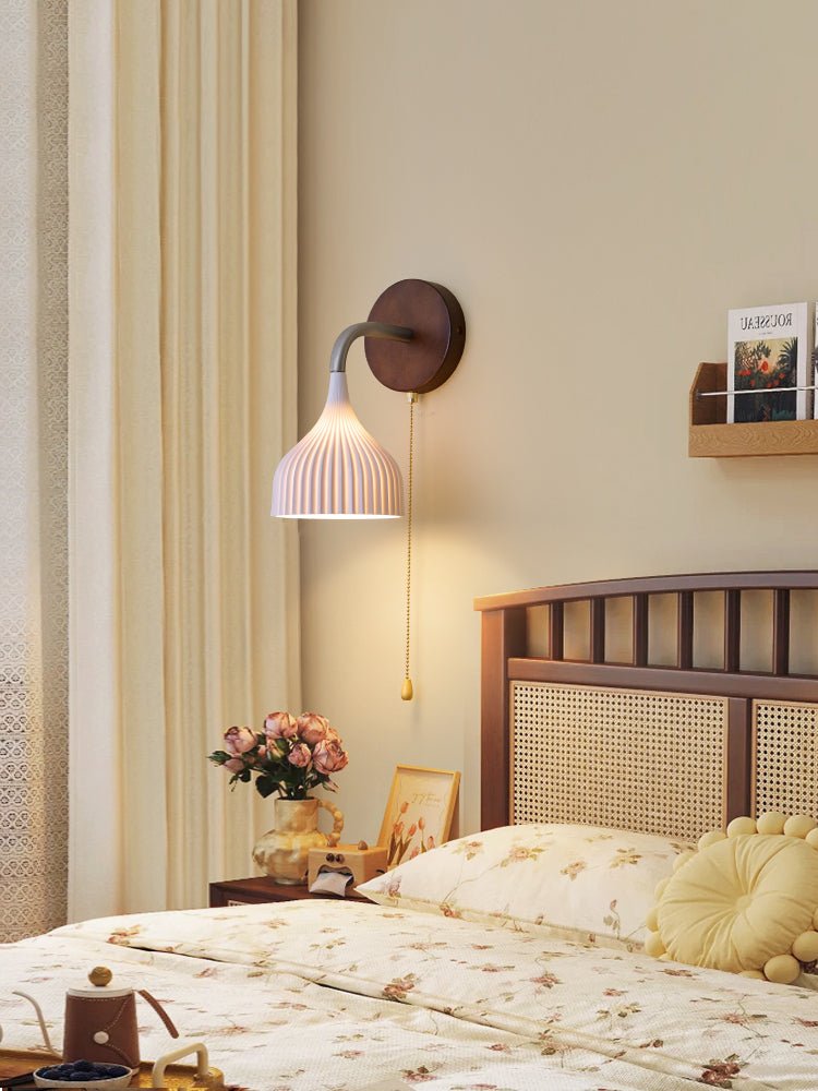 Cimararae aplique de pared elegancia de estilo clásico de madera