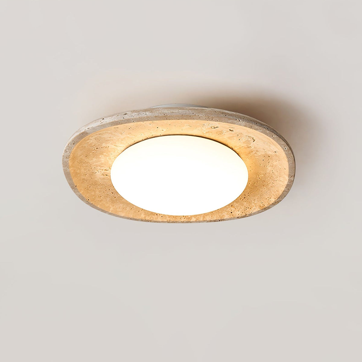Serinora lámpara de techo de travertino