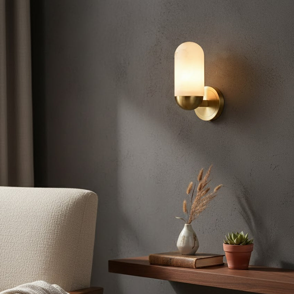 Lumeers aplique de pared alabastro