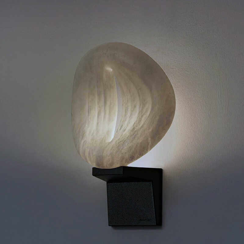 Eirion Rift aplique de pared alabastro