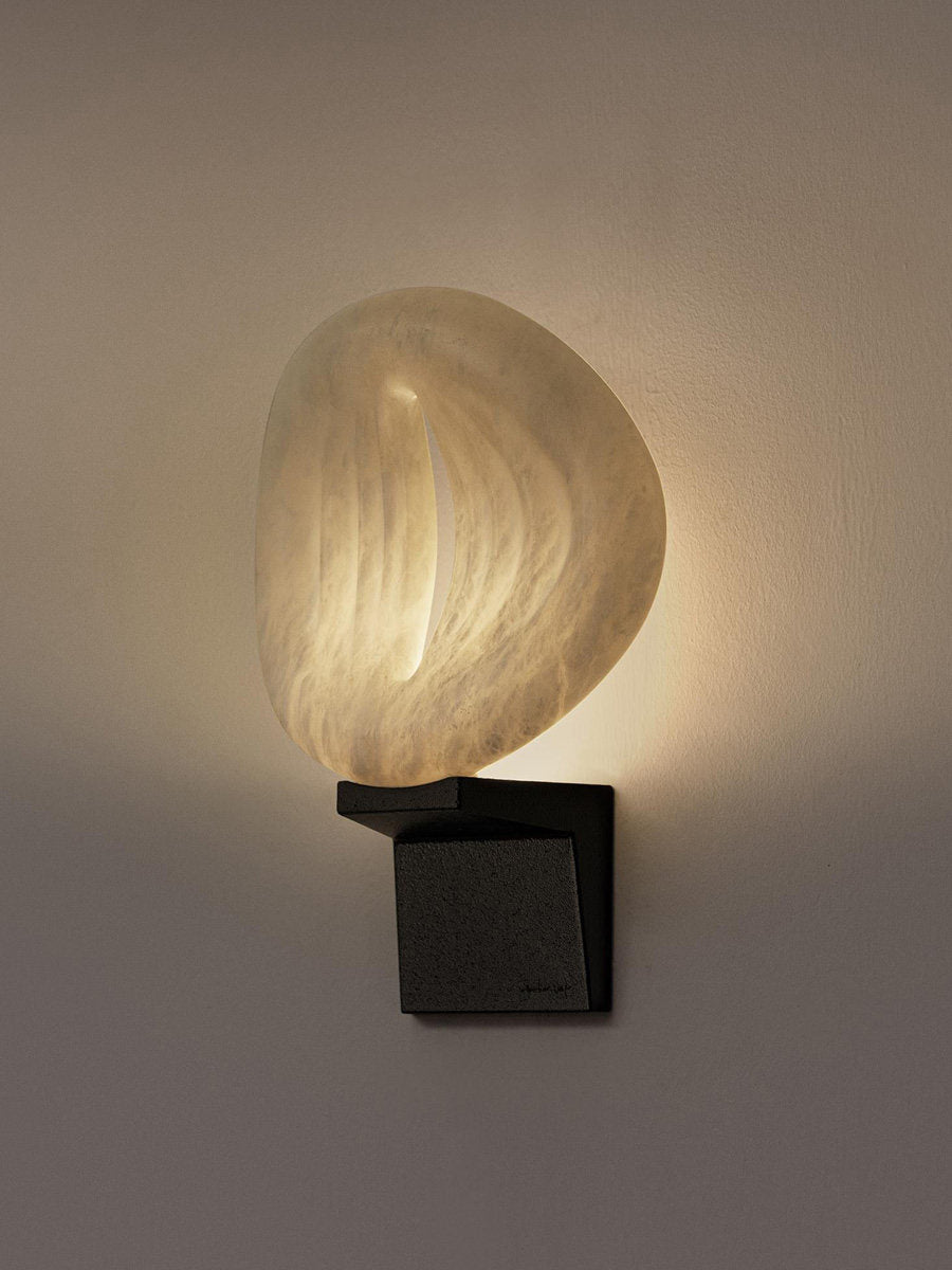 Eirion Rift aplique de pared alabastro