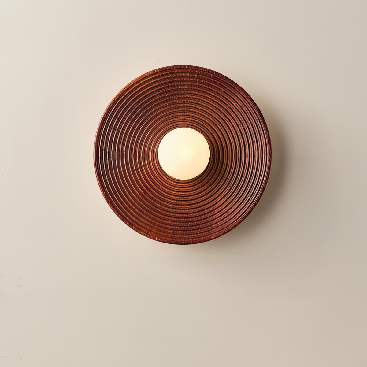 Aldenise aplique de pared de madera estilo nórdico con contorno artístico