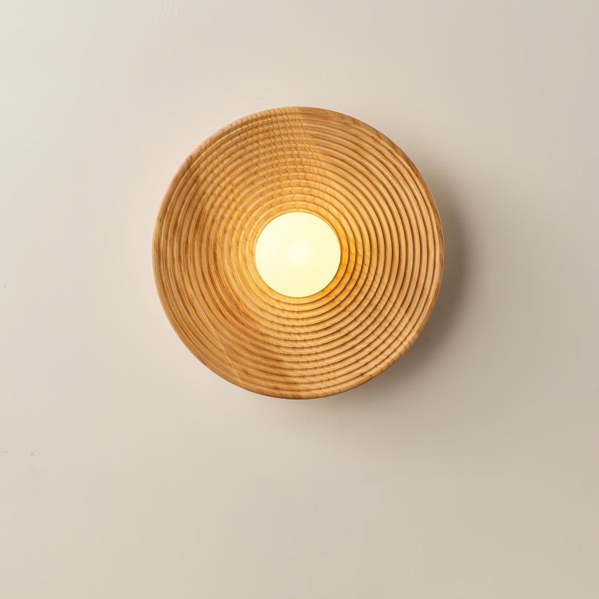 Aldenise aplique de pared de madera estilo nórdico con contorno artístico