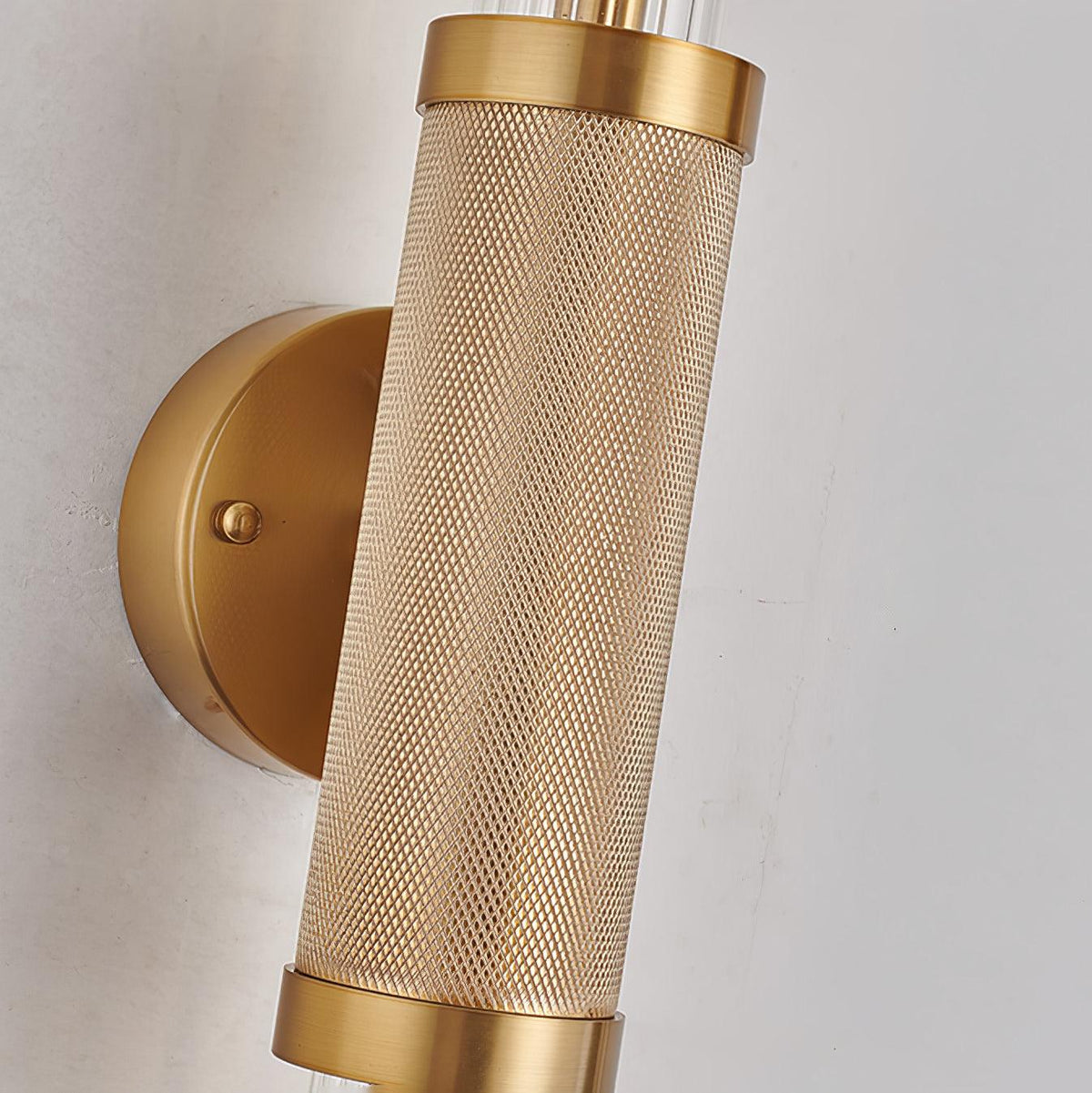 Alorira aplique de pared columnar de vidrio estilo nórdico
