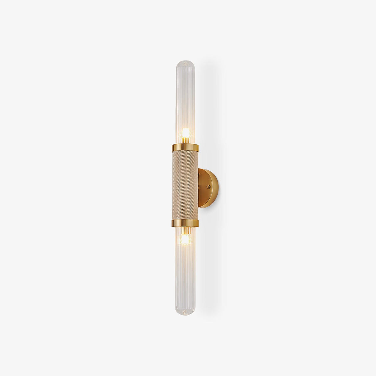 Alorira aplique de pared columnar de vidrio estilo nórdico