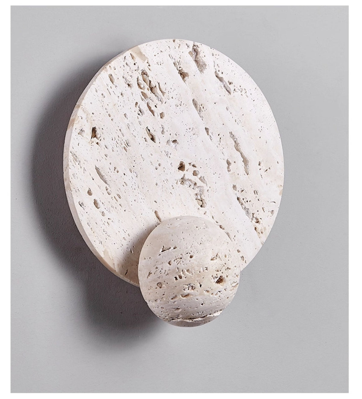 Norivaine aplique de pared Eclipse travertino beige