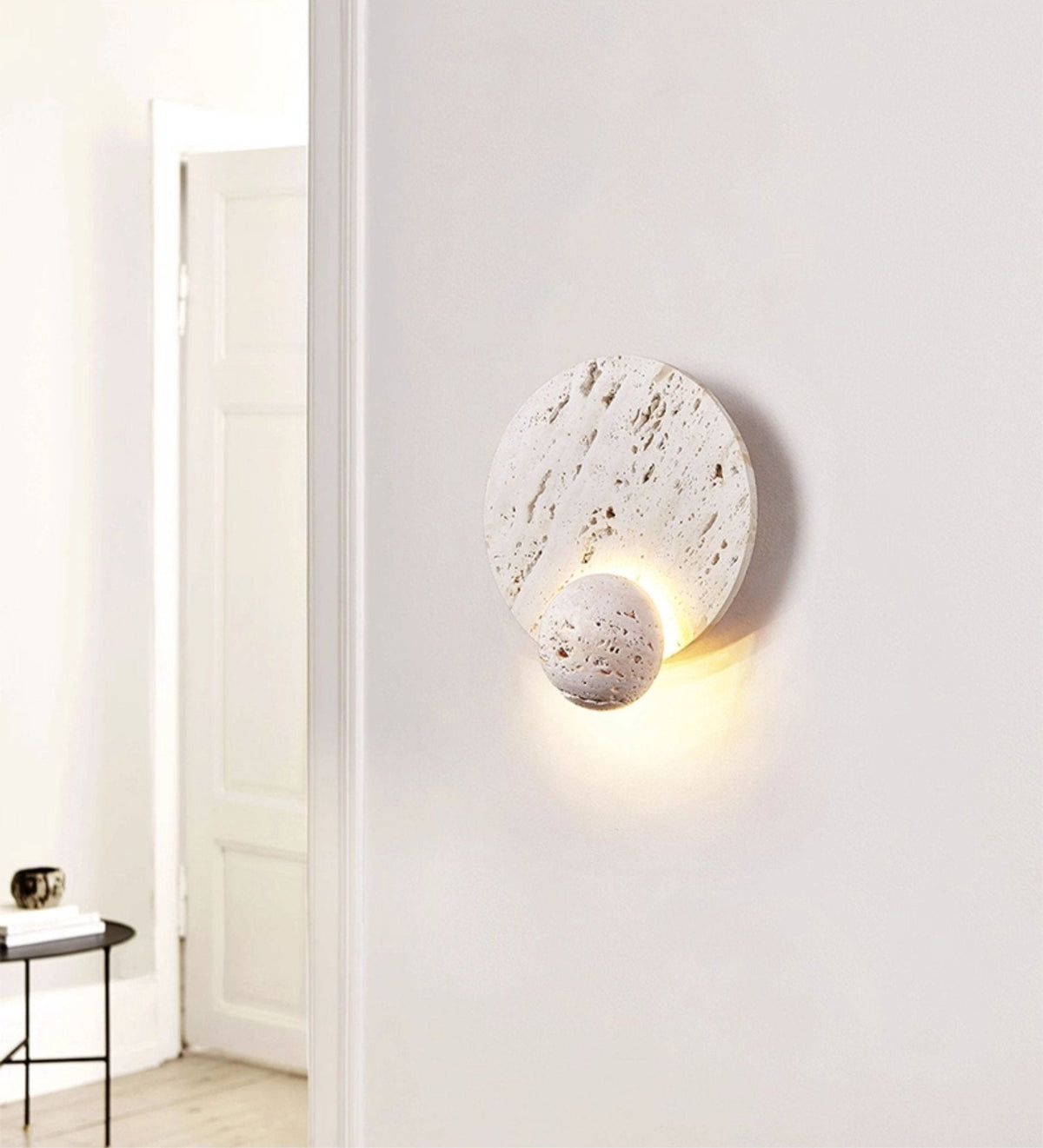 Norivaine aplique de pared Eclipse travertino beige