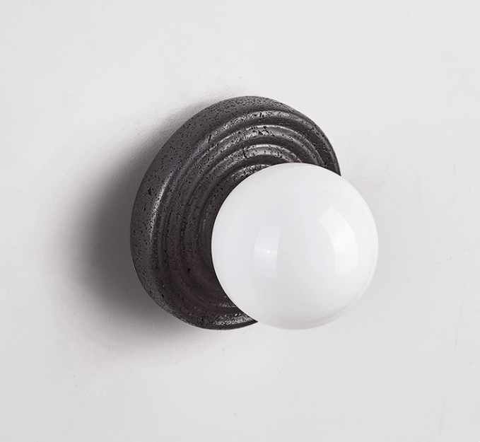 Mevx aplique de pared travertino / lámpara de techo