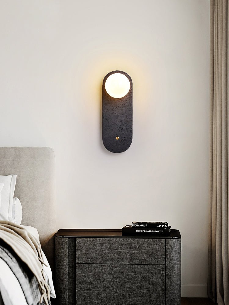 Taveella aplique de pared travertino negro