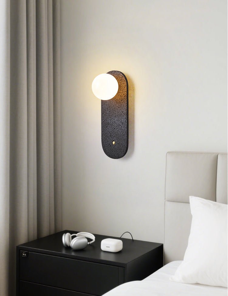 Taveella aplique de pared travertino negro