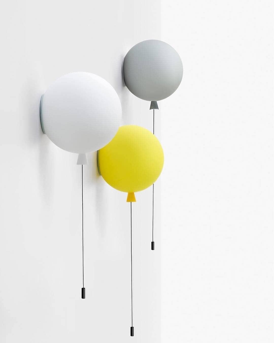 Kiri aplique de pared Cheerful Balloon Dream de plástico