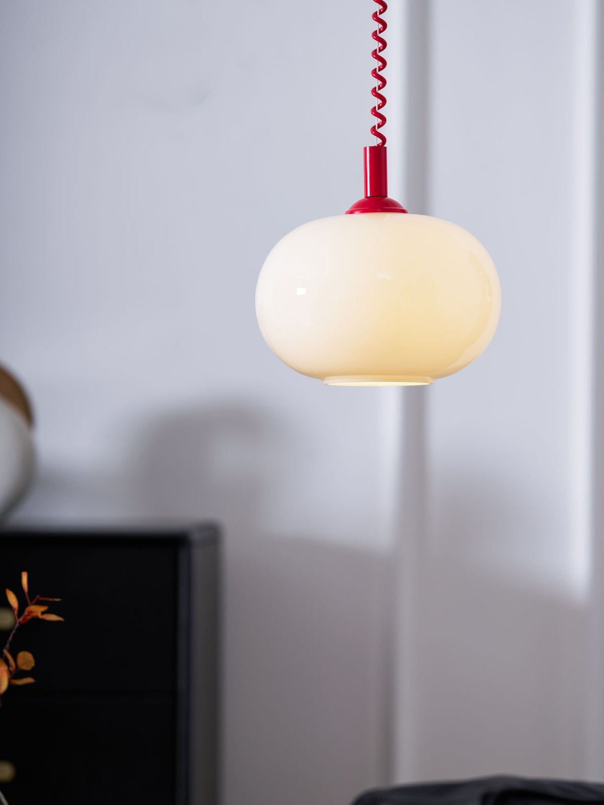 Euvora vidrio lámpara colgante de estilo clásico