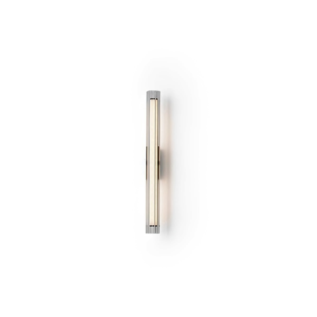 Corv aplique de pared con pantalla de vidrio contemporáneo