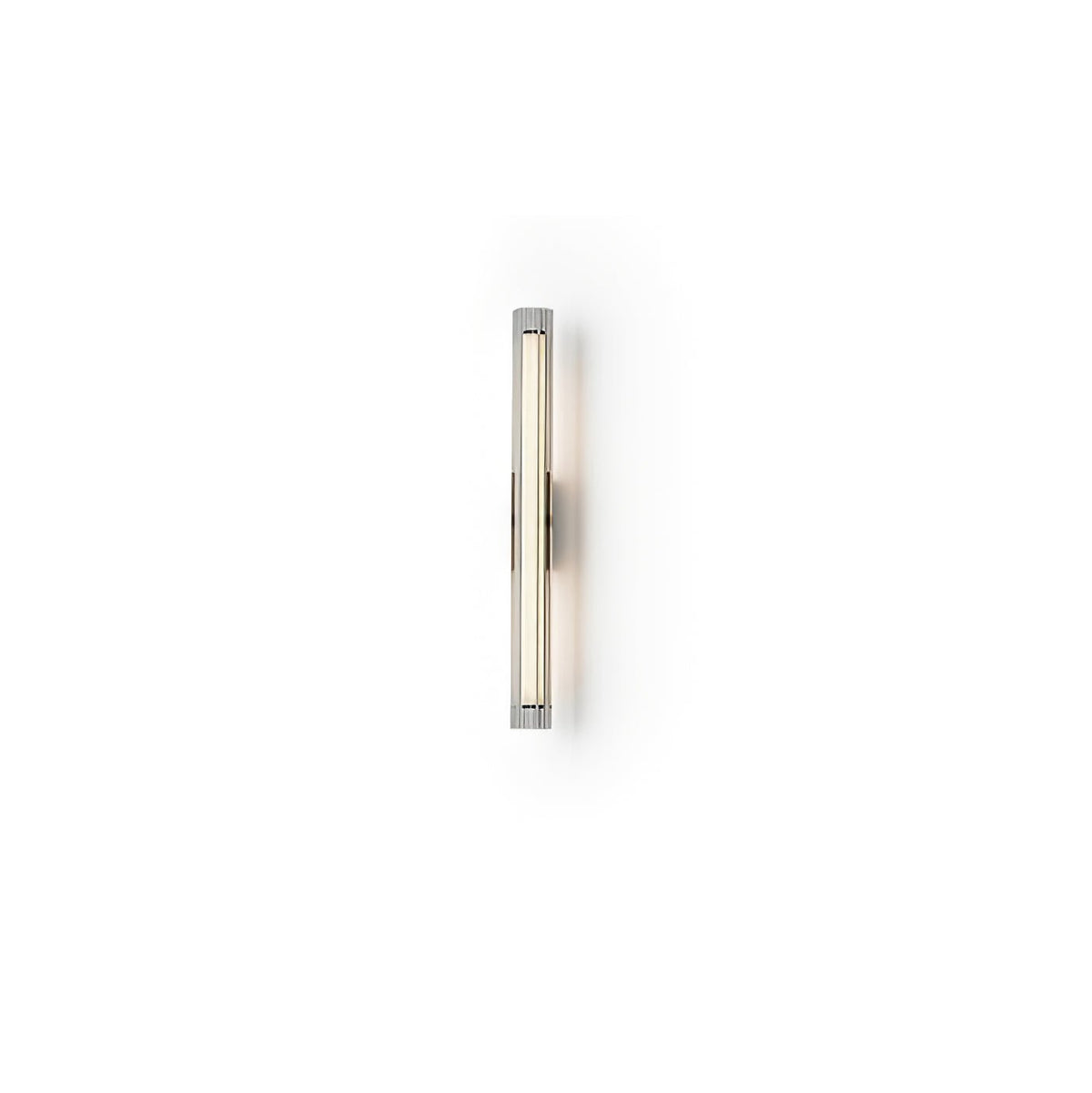 Corv aplique de pared con pantalla de vidrio contemporáneo