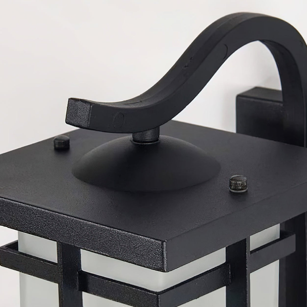 Madison aplique de pared Lámpara de pared exterior única de vidrio