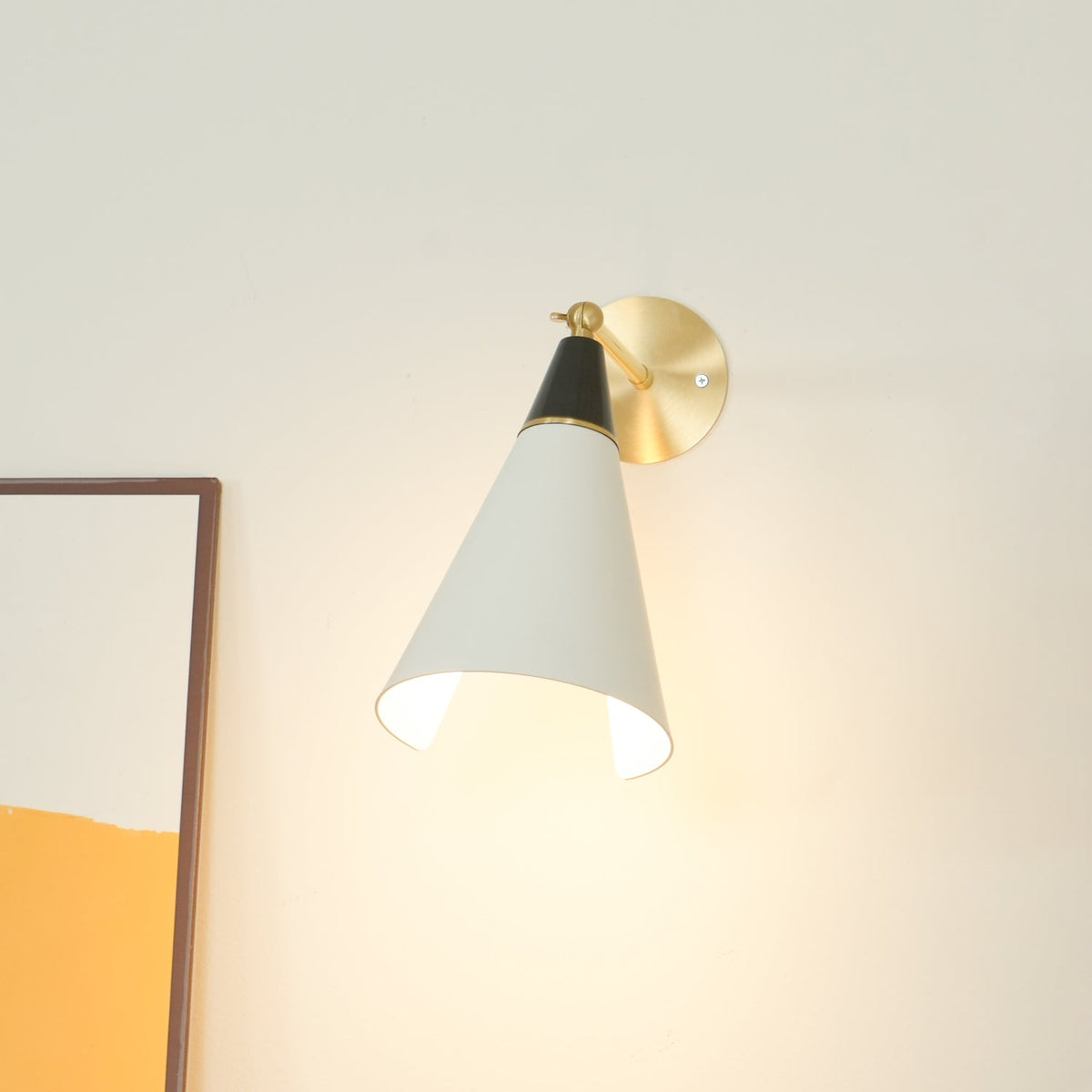 Orieiella aplique de pared moderno minimalista de latón