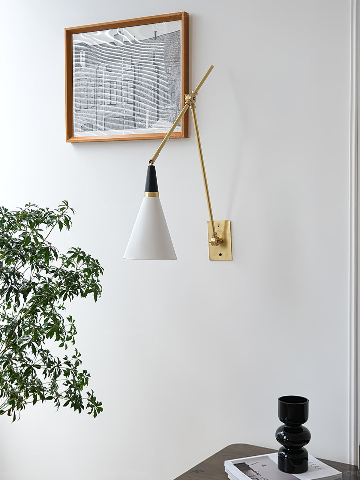 Isro aplique de pared vintage industrial de vidrio